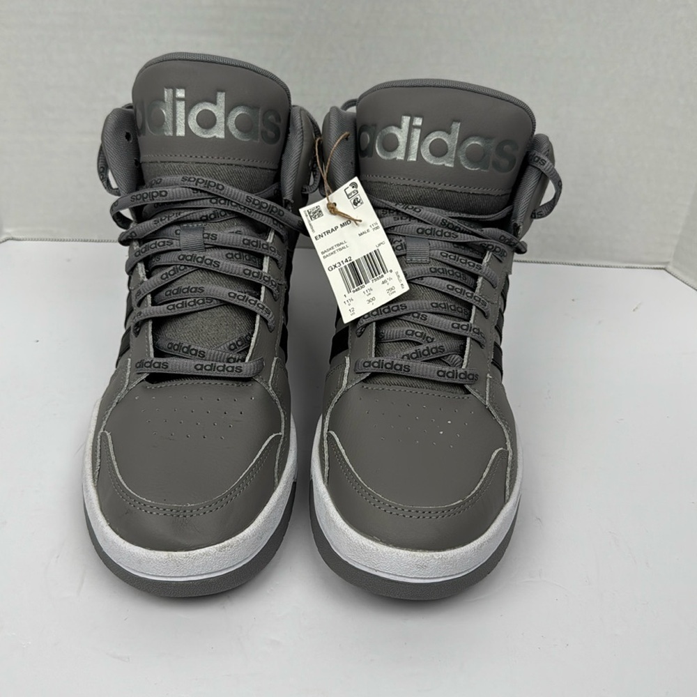 Adidas Entrap Mid Grey Core Black Size 12 Sneakers